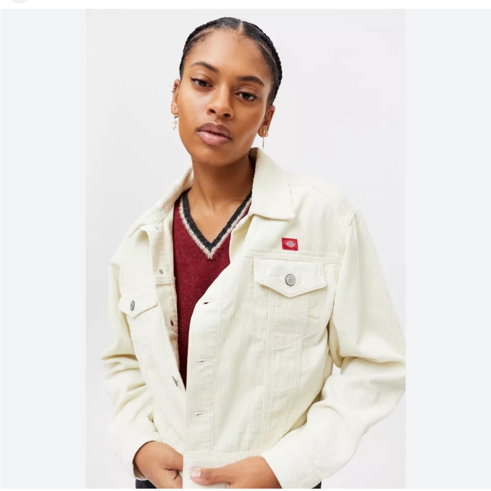 Dickies Off-White Textured Jacket